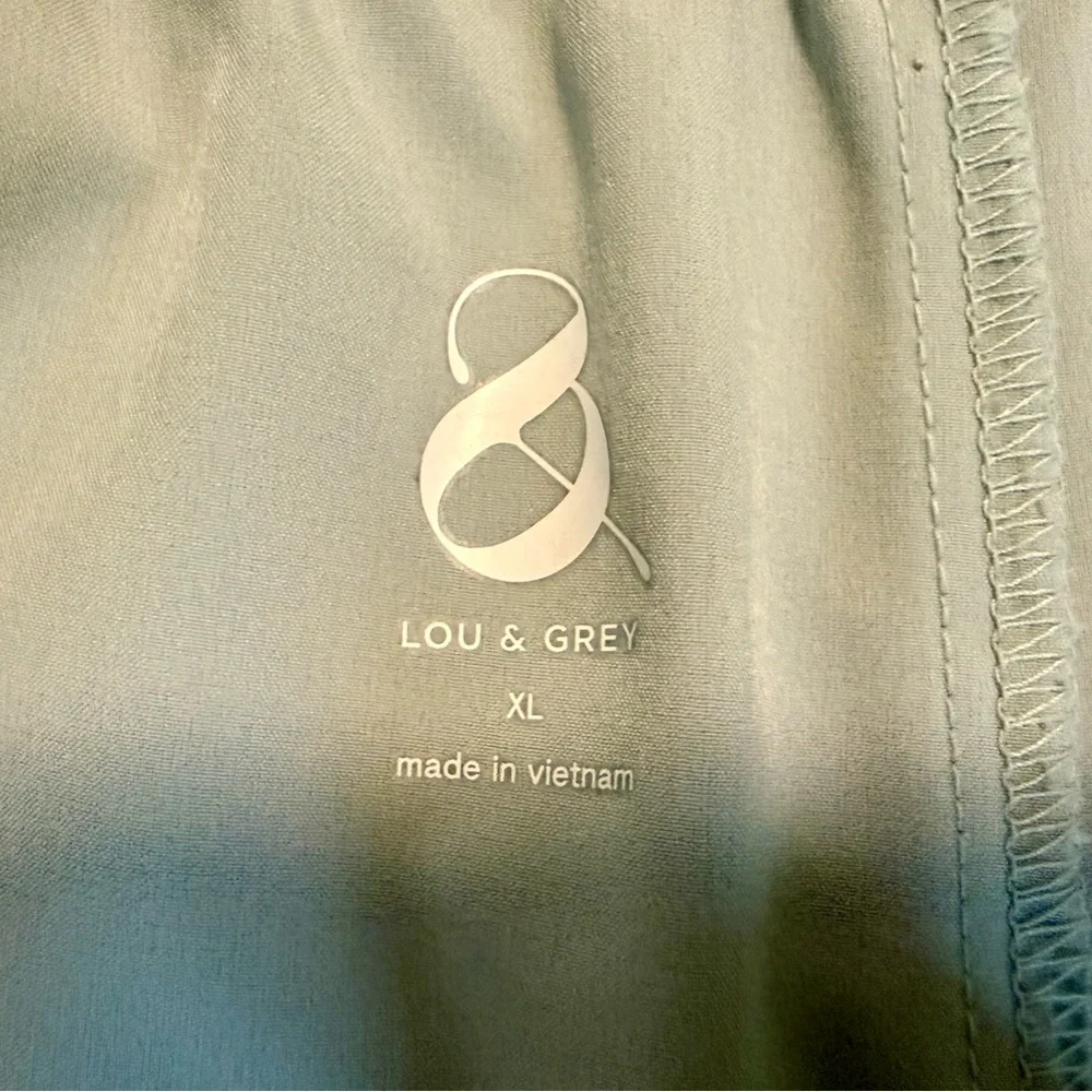 Lou & Grey Women's Sea Foam Green Athletic Shorts - Picture 3 of 5